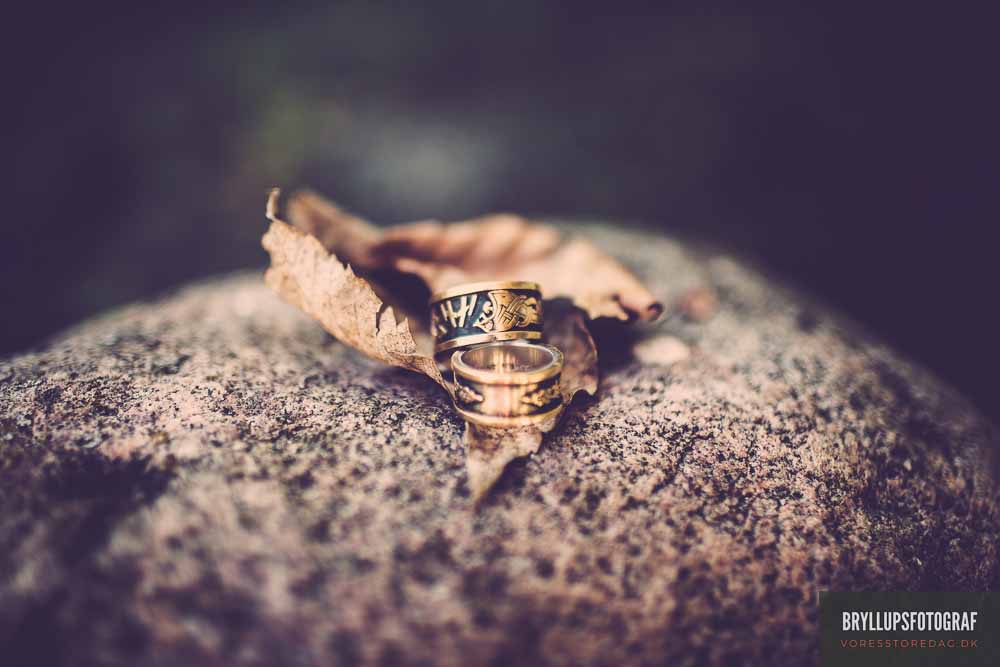 håndlavede vielses ringe